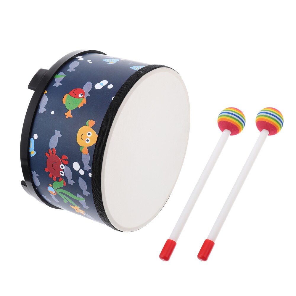 Hand Drum Percussion Wood Frame Drum Children Musical Instrument