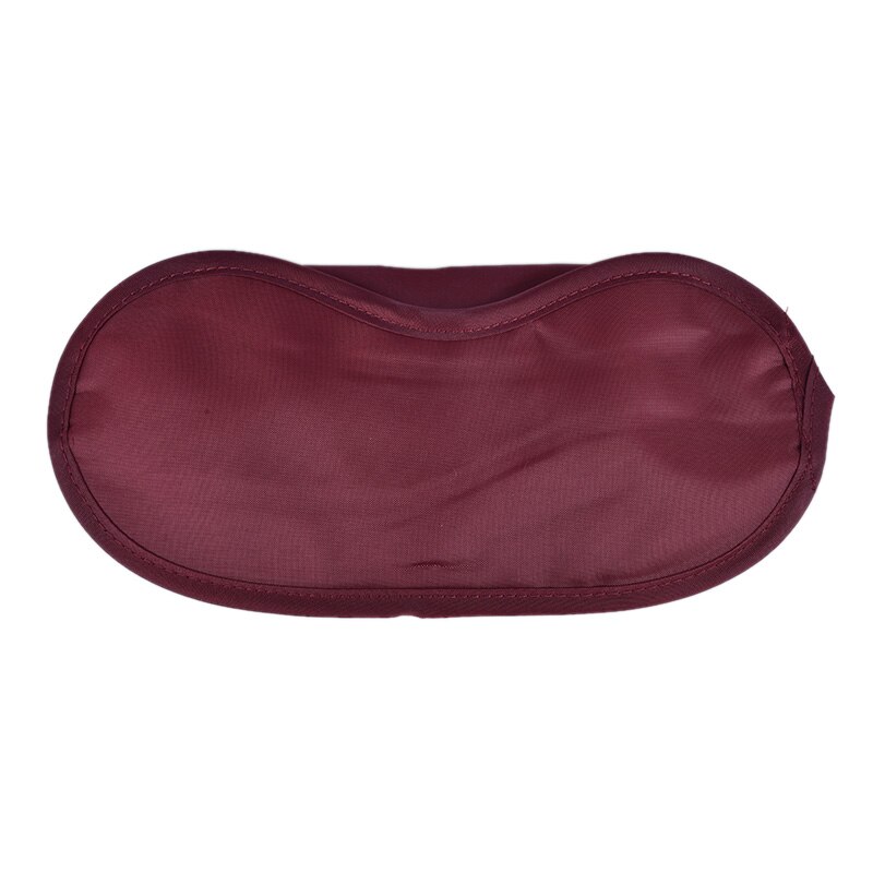 9 kolory podróży spania spania maska oczu cień pokrywa komfort opaska na oczy tarcza cień do powiek Patch: wine red