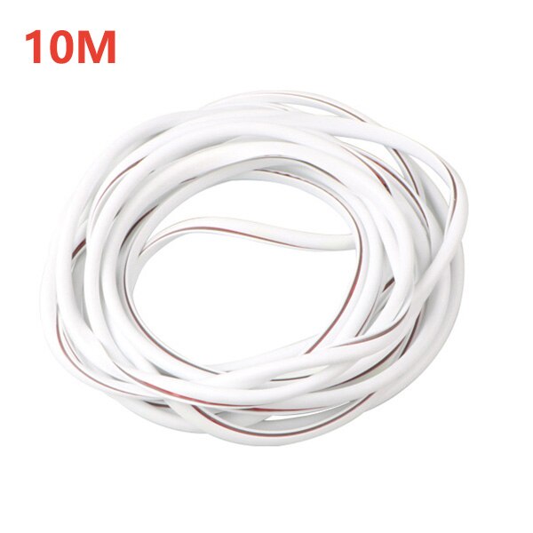 10 meter / set bildörr kant gummi repskydd anti kollision repskydd bildörr gummi tätningslister klistermärke: Vit 10 meter