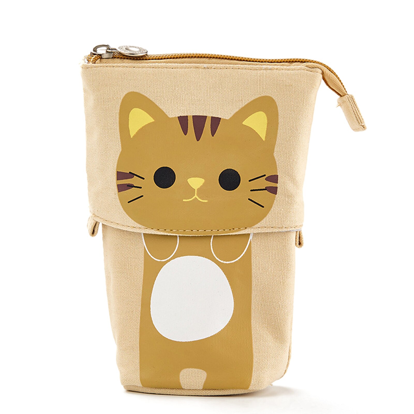 Estuche para lápices Pop-up, portalápices multifuncional, papelería, escuela, oficina, suministros en Stock: Coffee cat