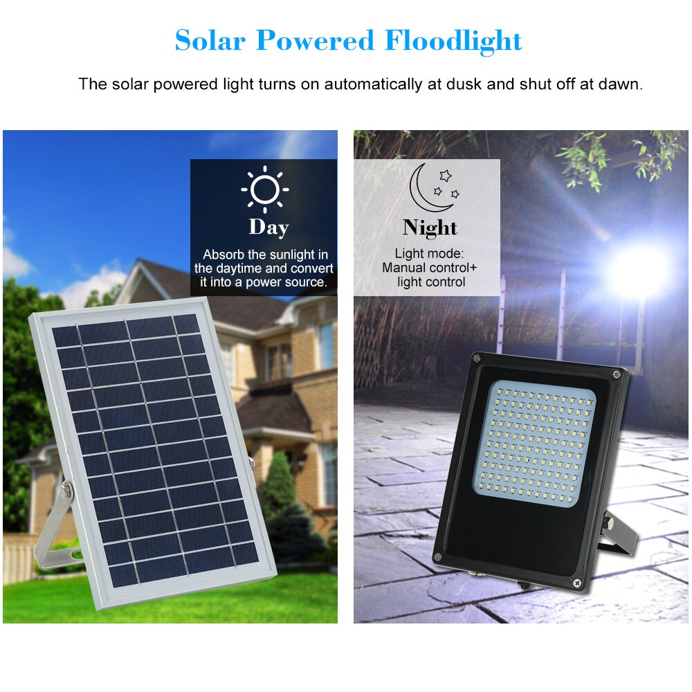 120 LED Solar Lights Solar Powered Floodlight IP65 Waterproof Outdoor Security Lights Outdoor Garden Lawn Landscape Lamps