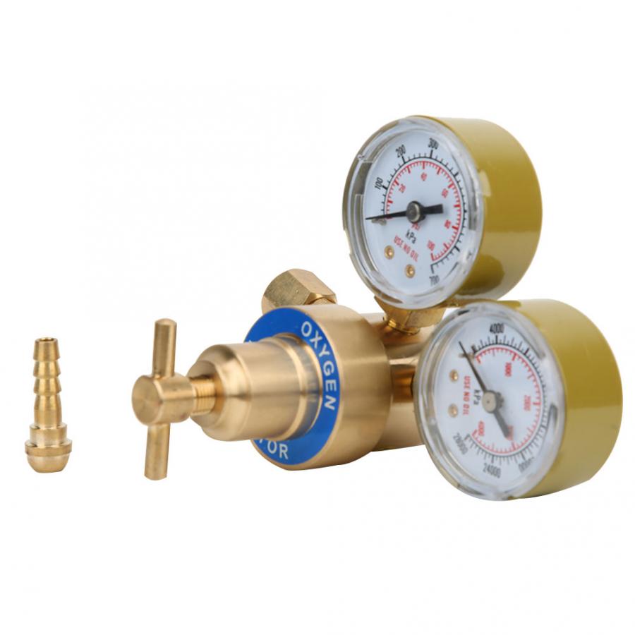 Kupfer Sauerstoff Regler Luft Kompressor Druck Regler Druck Sauerstoff Reduzierer industriell Meter Gas Druck Measureme