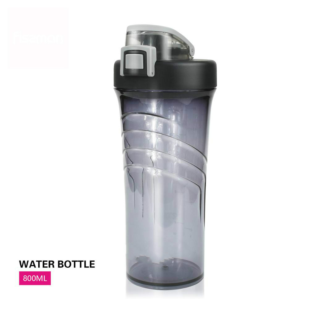 800 Ml Water Fles Sport Fitness Protein Shaker Wandelen Veld Klimmen Grote Capaciteit Draagbare Fles