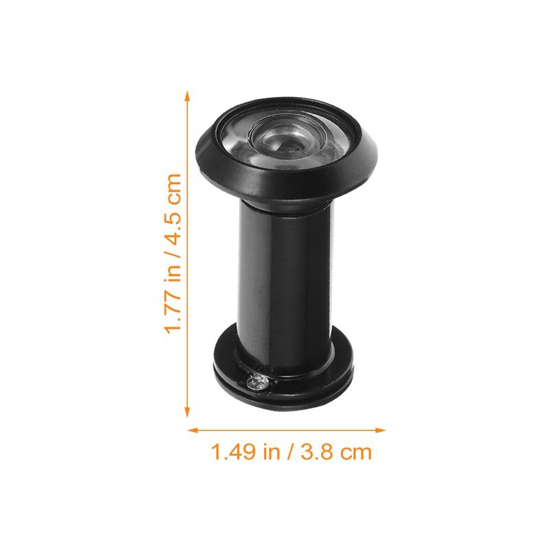 Safety Door Viewer Glass Lens Door Viewer Door Peephole with Privacy Cover