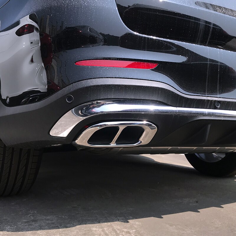 Auto Uitlaatpijp Staart Keel Uitlaat Voor Mercedes-Benz Gle W167 Onderdelen Modificatie Glc X253 Rvs uitlaat