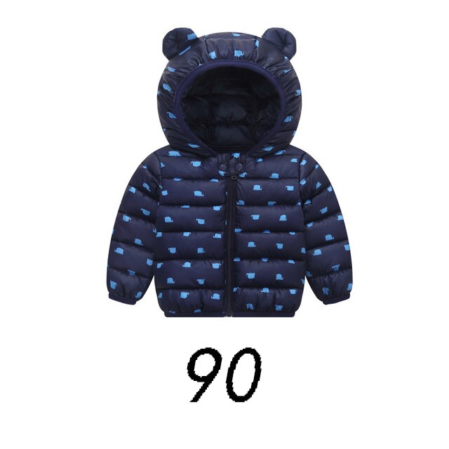 Medoboo bébé hiver manteau filles garçons enfant veste bébé vêtements -nés combinaisons Snowsuit à capuche veste manteau hauts vêtements d'extérieur: ME0201-N90