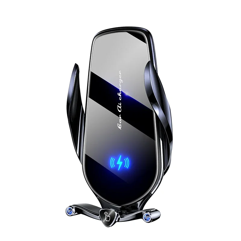 Samochodowy uchwyt na telefon 15W Bezprzewodowa szybka ładowarka Magnetyczna ładowarka Sterowanie dotykowe dla iPhone 12 13 14 15 Pro Max Xiaomi Huawei