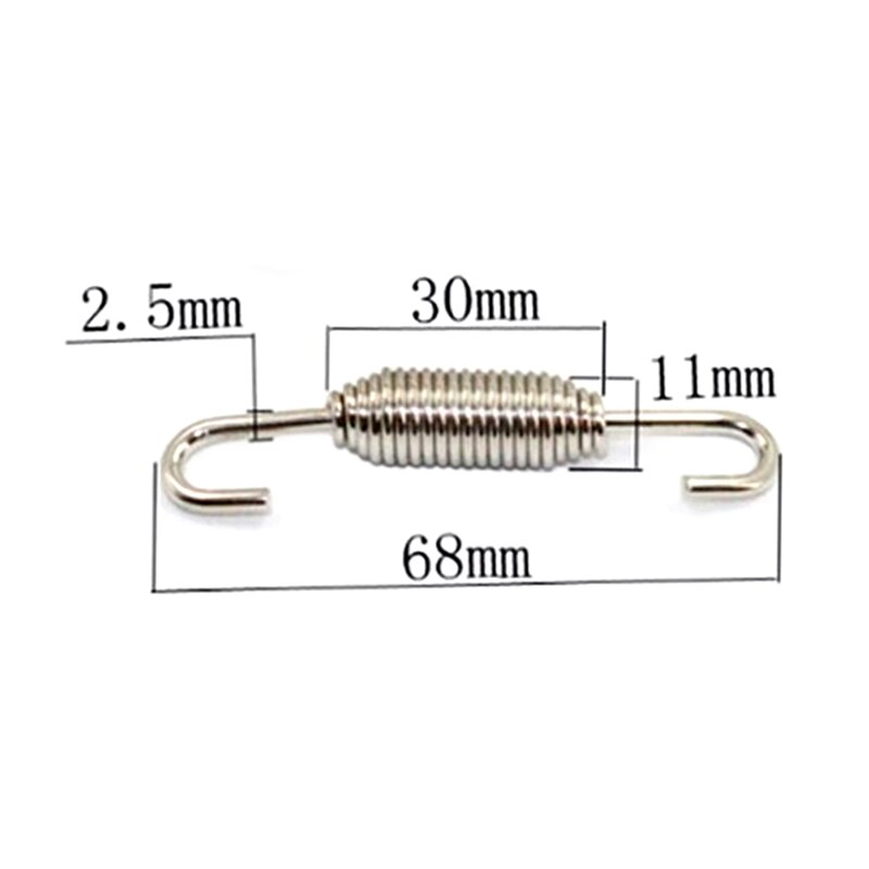 Uitlaatklem - Powersprint RVS Koppelstuk Schroefbaar - 80mm - SD-909993 Fineline imports