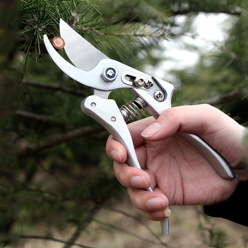 Pruning Shears Branches Cutter Sk5 Steel High Hardness Shear with Arc Handle Garden Trees Floral Pruning Scissors Garden Tools