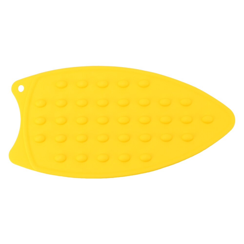 Silicone Ironing Pad Ironing Board Pad Heat-resistant Protection Rest Pad Portable Insulation Boards for Clothes Garment: Yellow