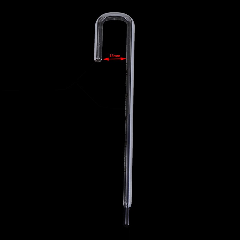 Aquarium Glass Thermometer With Hook Fish Tank Reptile Box Accessories Supplies6/8/10/12/15mm dik Glas Tank: 3