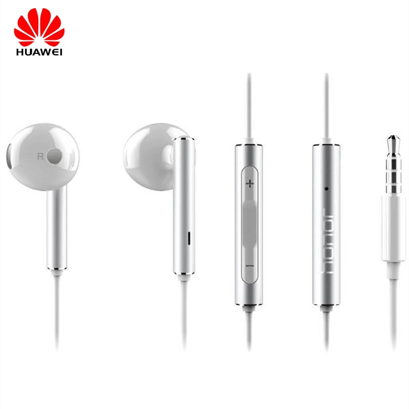 Originele Huawei Honor AM116 Oortelefoon Metal Met Microfoon Volumeregeling Voor Huawei P7 P8 P9 Lite P10 Plus Honor 5X 6X Mate 7 8 9