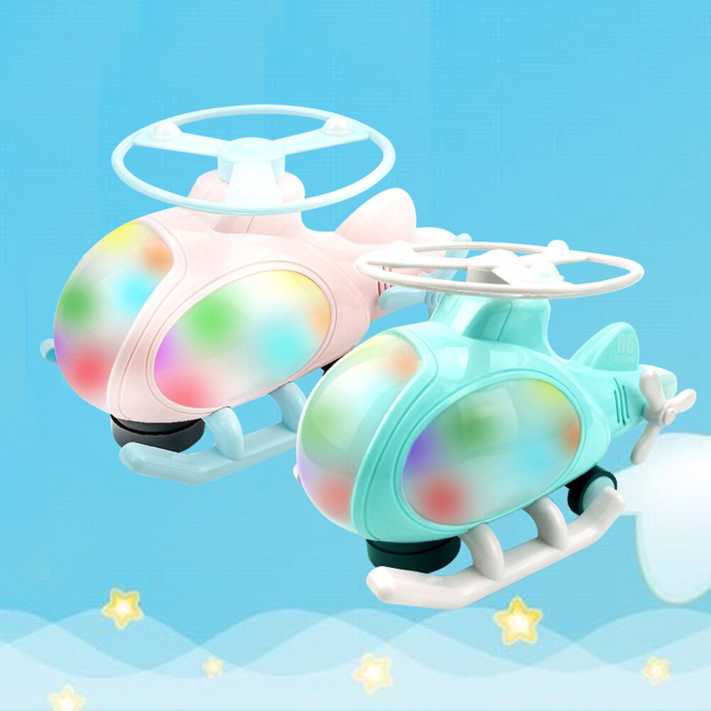 Pressure Reduction Fun Classic Educational Assemble Toys Electric Universal Children Cartoon Airplane