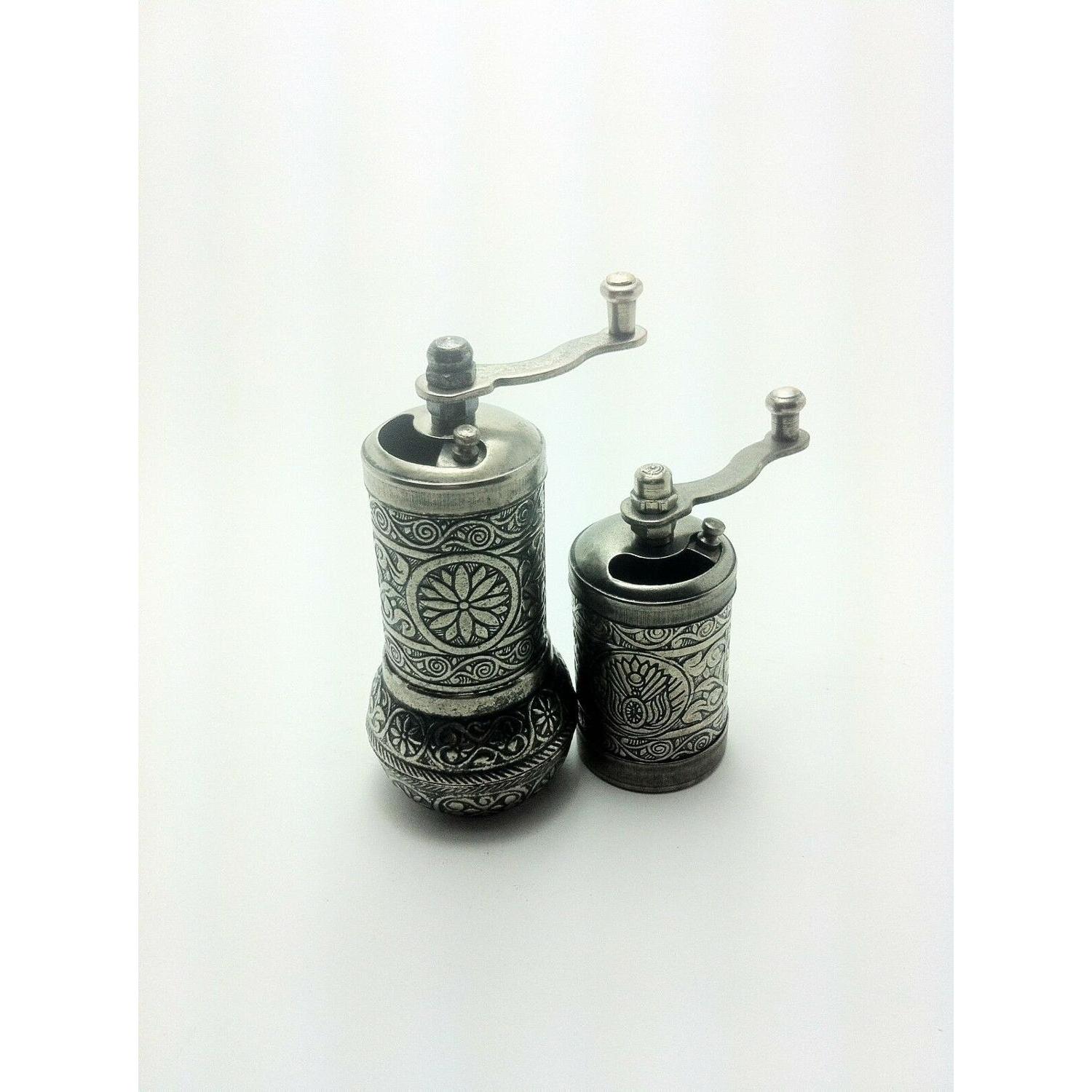 Pepermolen Spice Grinder SET VAN 2 Molen 4.3 inch Hand molen 2 stuk