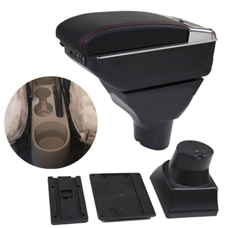 For Hyundai I20 armrest box with usb