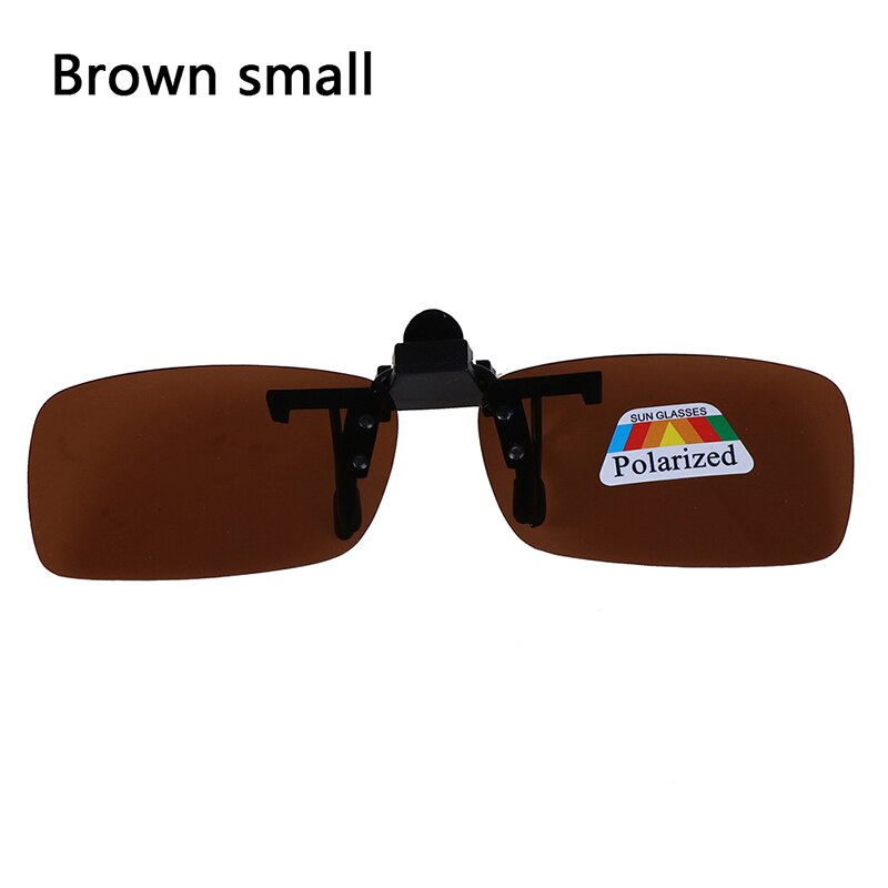 Nowy 1 szt. Clip-on spolaryzowane okulary przeciwsłoneczne Night Vision Flip-up okulary do jazdy w dzień: BRS