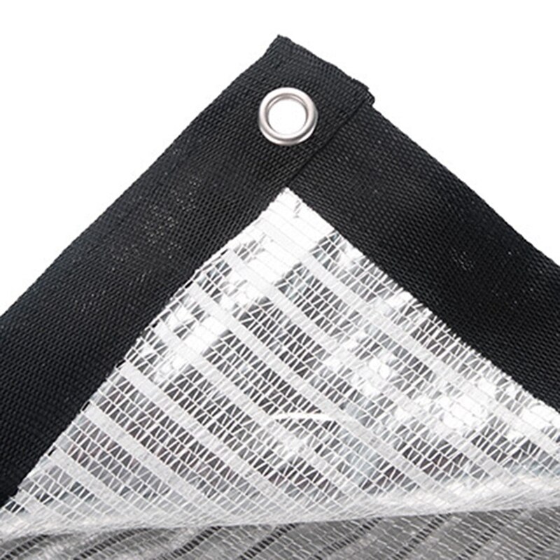 Reflective Shade Cloth Aluminum Foil Shading Sail Sunsn Shade Net 3X2M for Garden Flower Plants Pergola Patio