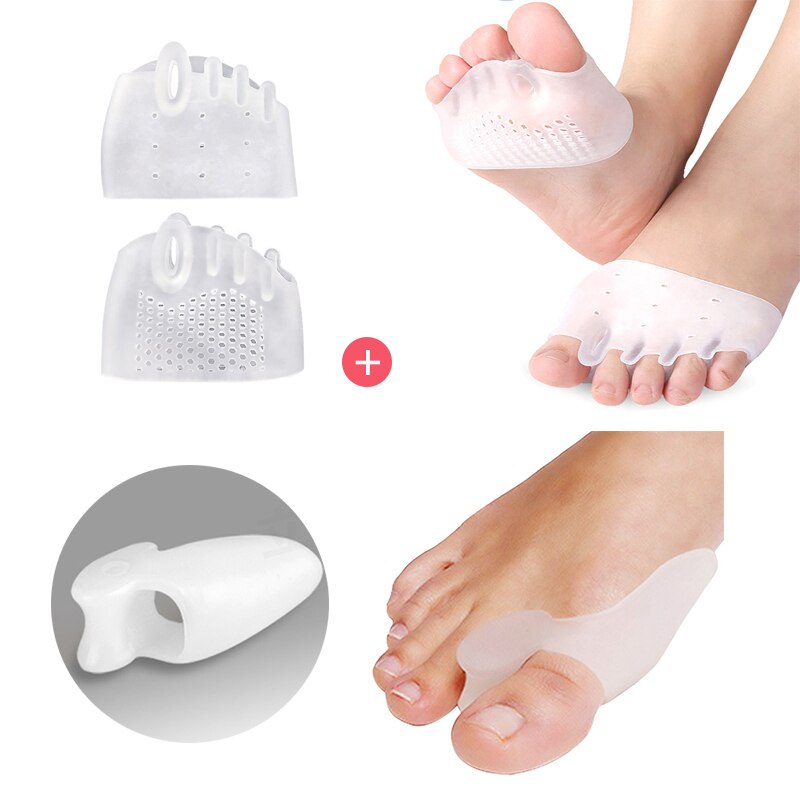 Hallux Valgus Corrector Orthopedic Big Toe Bone Thumb Bunion Corrector Silicone Socks for Legs Foot Care Pedicure Tools: Style K