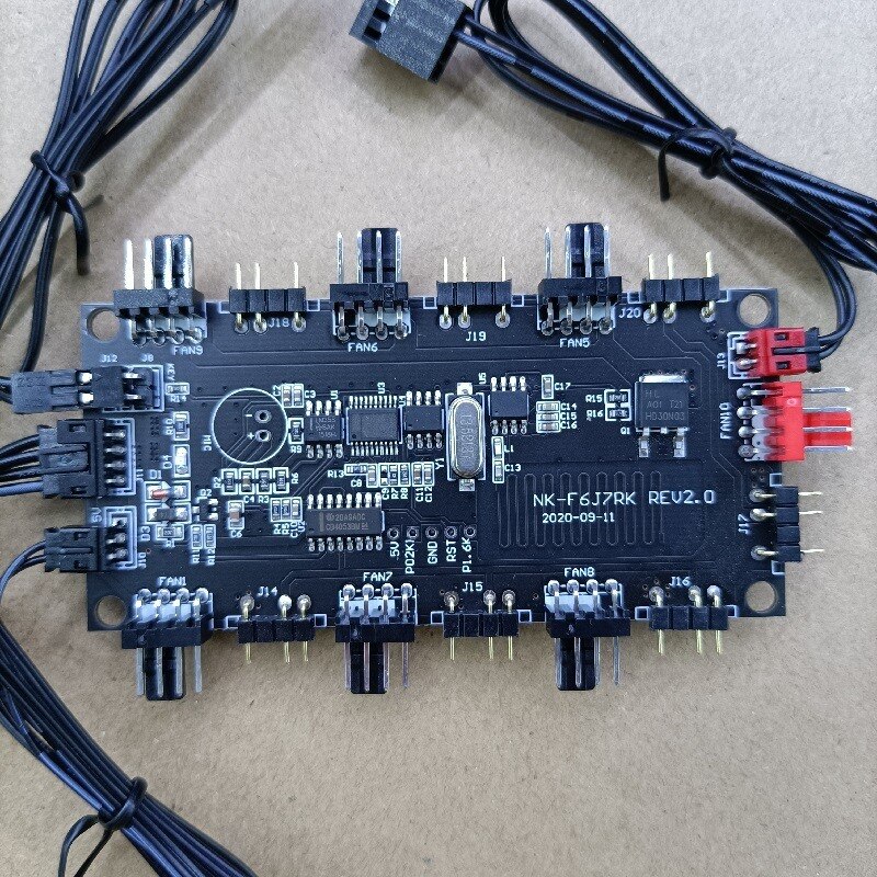 RGB AURA ARGB Cable Splitter Hub Case Temperature Control Controller Extension Cable Adapter LED Strip Light