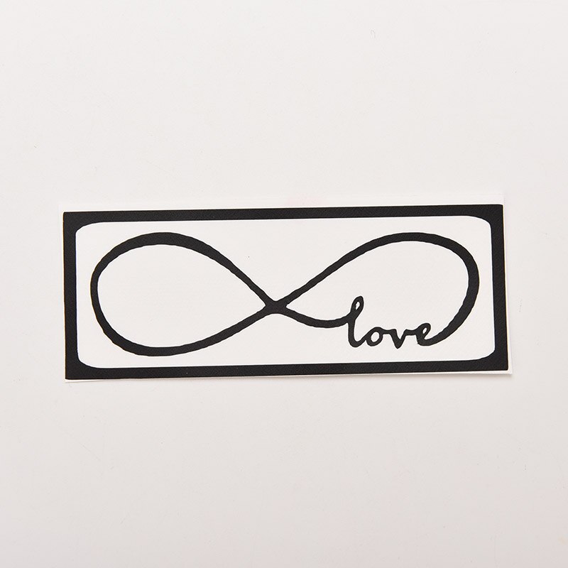 1pc kærlighed infinity vinyl mærkater klistermærker hud cover til macbook air / 11 " 12 " 13 " 15 " 17 "tommer til jul