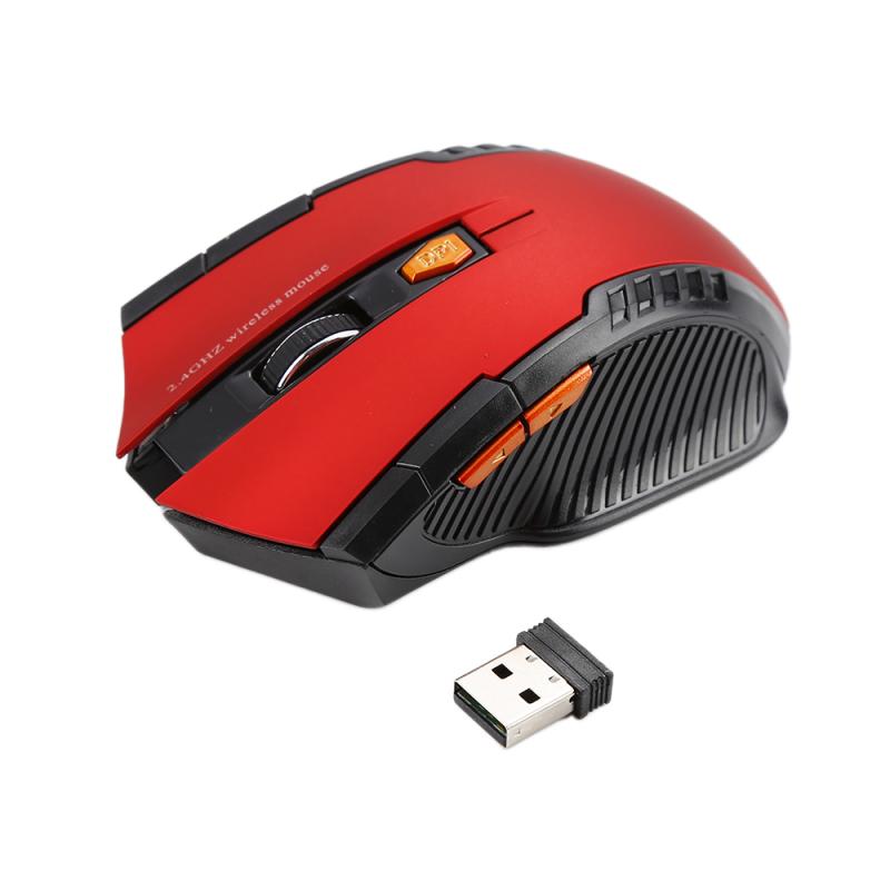 2.4GHz Wireless Optical Gaming Mouse Wireless Mice for PC Gaming Laptops Computer Mouse Gamer with USB Receiver