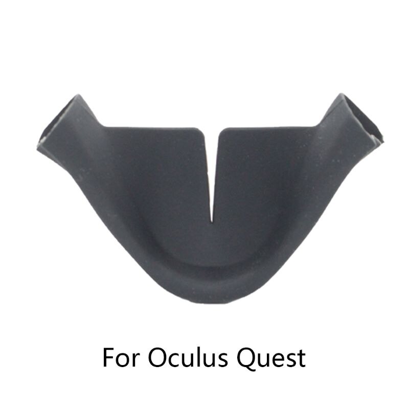 Preto nariz almofada sombreamento capa máscara olho vr fone de ouvido suporte suporte para oculus quest dxac