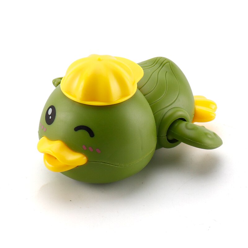 Single Cute Cartoon Animal Little duck Classic Baby Water Toy Infant Swim Wound-up Chain Clockwork Kids Beach Bath Toys