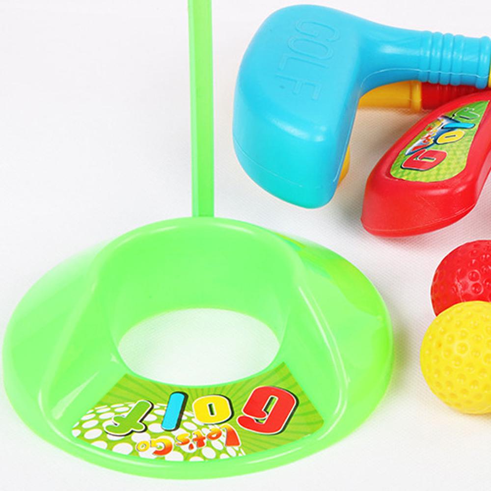 Barn golfset plast mini putter golfklubba leksak barn rolig sport utomhus träning förälder-barn lek