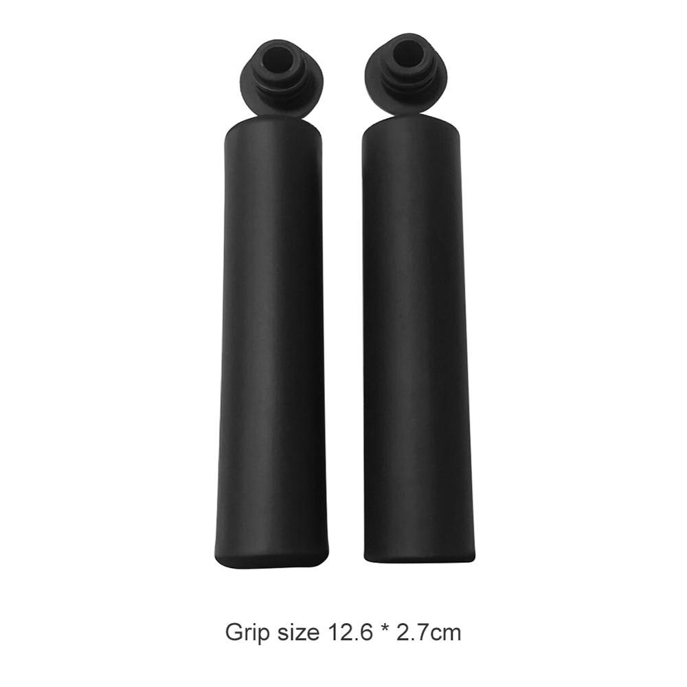 Anti-Skid Rubber Bicycle Grips Cover Silicone Handlebar Soft Ultralight Grips Anti-Skid Shock-Absorbing Bicycle Bike Part: black 30g