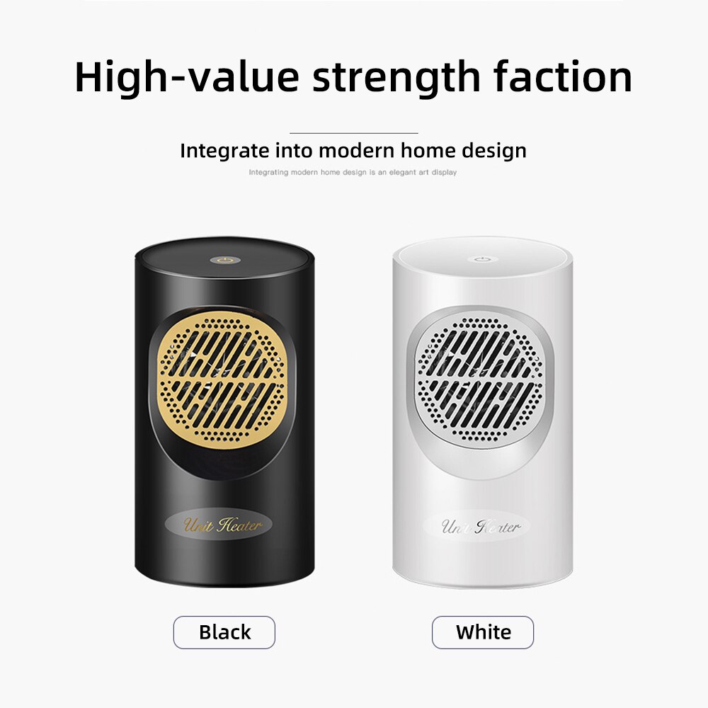 Mini calefactor rápido portátil para escritorio, ventilador eléctrico, calentador de invierno para estudiantes, oficina, invierno, Hogar, baño, calefacción