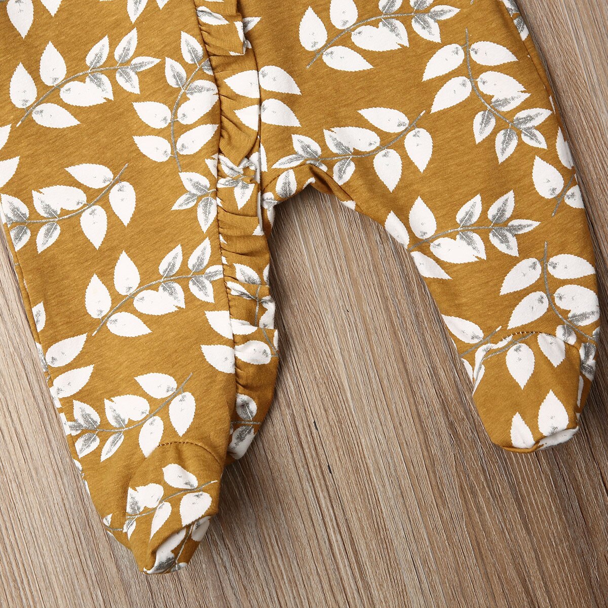 neugeboren Kind Baby Mädchen Langarm Blumen Footies Gesamt 100% Baumwolle Frühling Herbst Kleidung