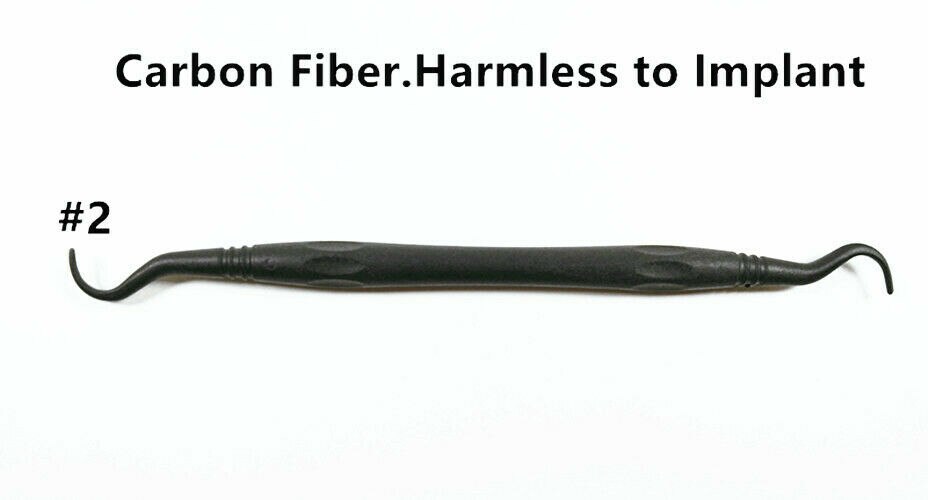 thumbnail image 2 of 5-Piece Implant Curette & Sickle Scaler Set – Dental Instruments With Titanium-Coated Tips 2 of 5