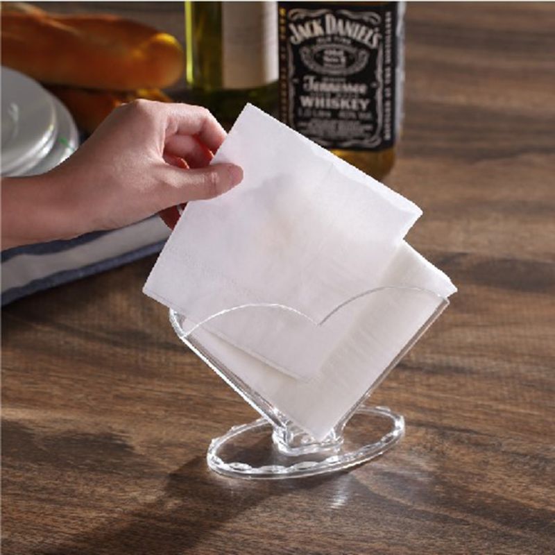 Servilletero de acrílico transparente, dispensador de servilletas de papel, caja decorativa para el hogar, Bar, Hotel, mesa de comedor, Mostrador de cocina