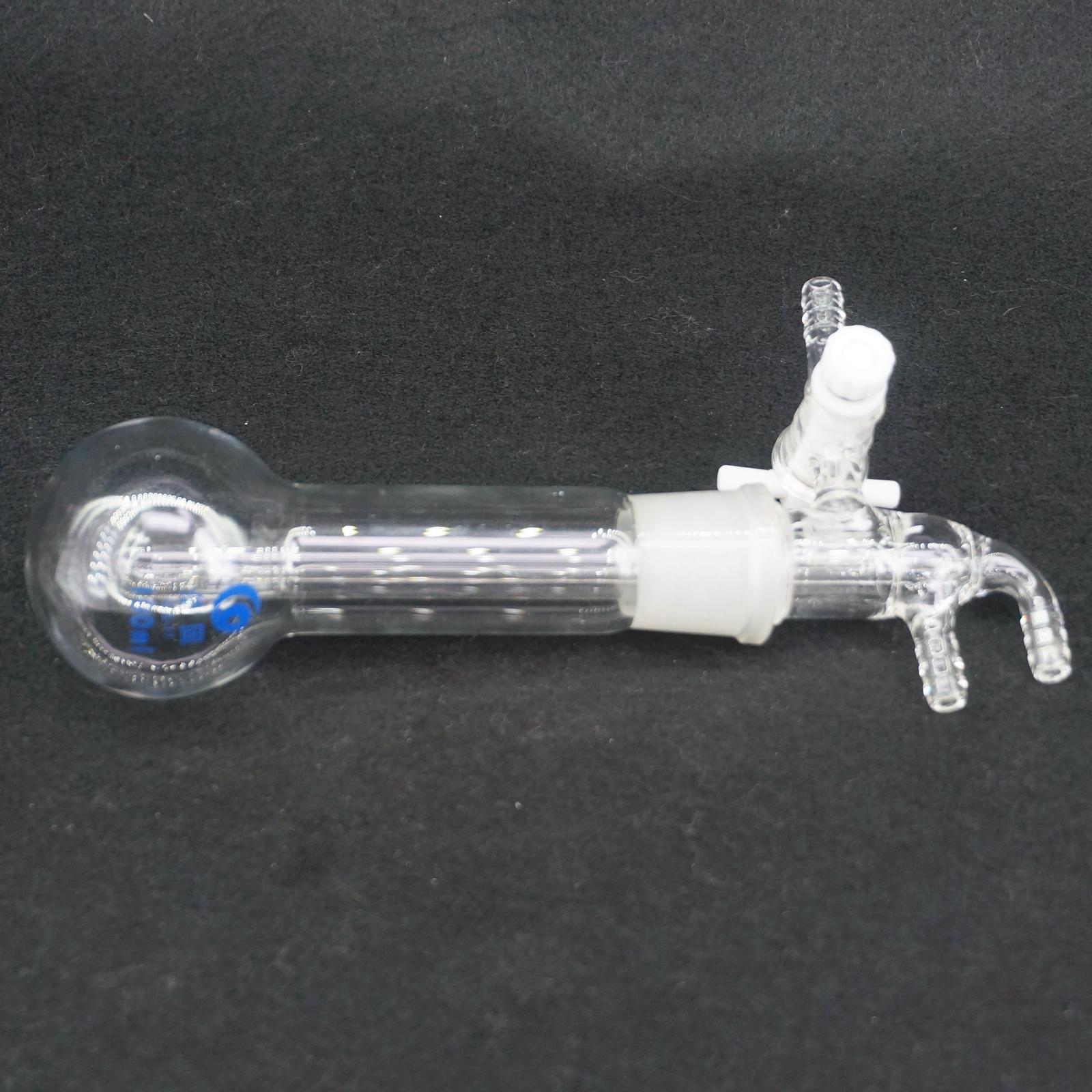 100ml Laboratory Glass Micro sublimator sublimation flask with PTFE Stopcock