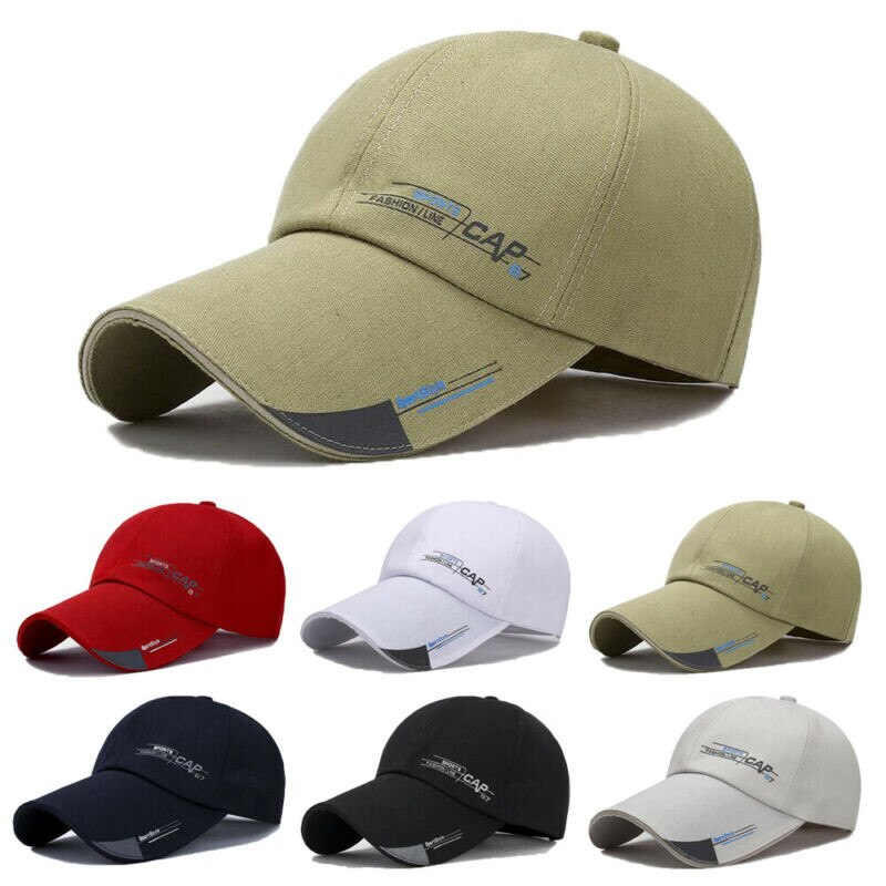 Gorra de tenis de verano para hombre, transpirable con gorra de béisbol Cierre trasero, ajustable, para tenis