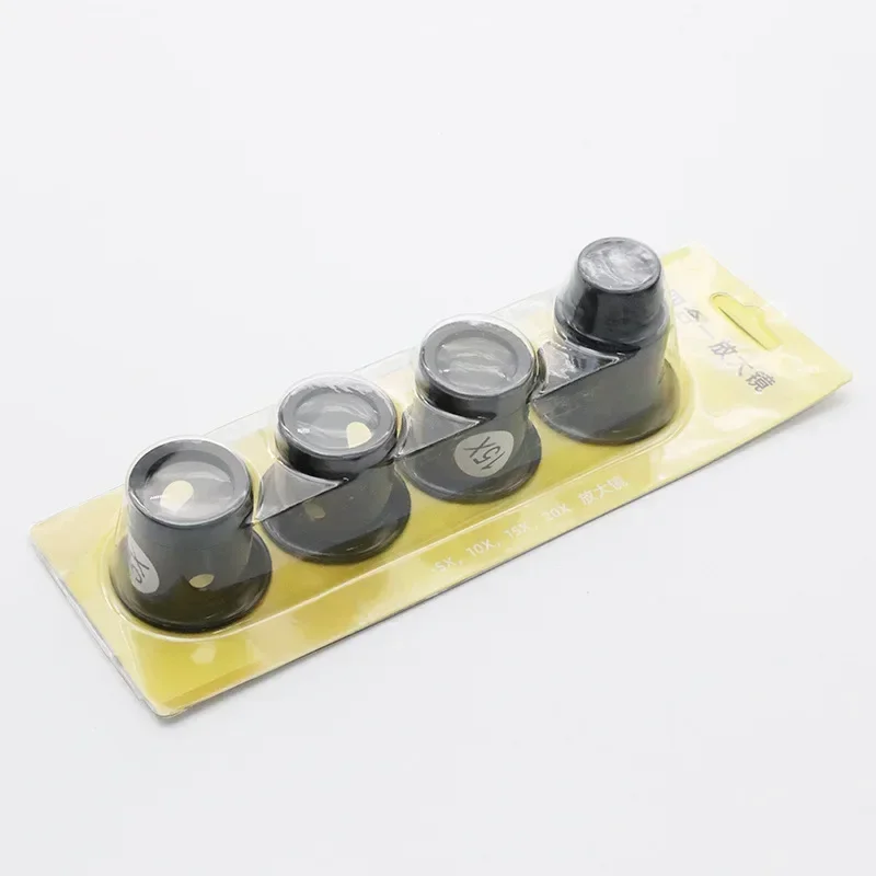 1-4 stks/set Eye Loep Loepen 5x/10/15x/20x Horloge reparatie tool kit Sieraden Loep Vergrootglas Vergrootglas Horlogemaker gereedschap