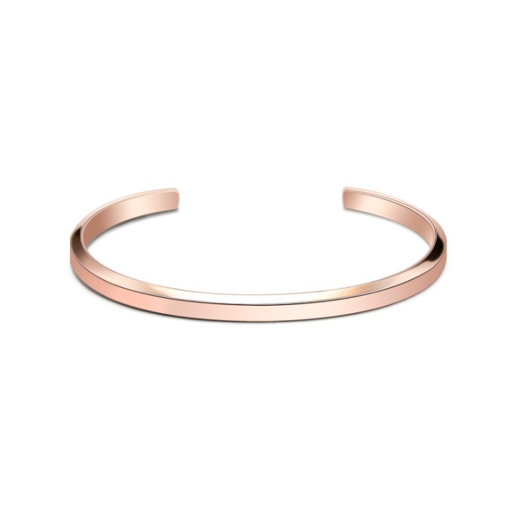 2 Kleur Luxe Europese Roestvrij Stalen Armband En Armband Fit Dw Mannen Vrouw Paar Armband Kerstcadeaus: rose gold / MAN  64MM