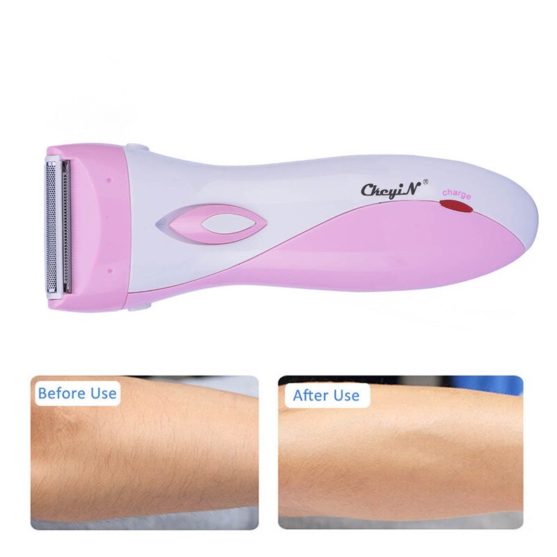 Genopladelig dame epilator hudvenlige kvinder elektrisk barbermaskine barbermaskine hårfjerner kvindelig barbering skrabning epilatorer ben bikini 49