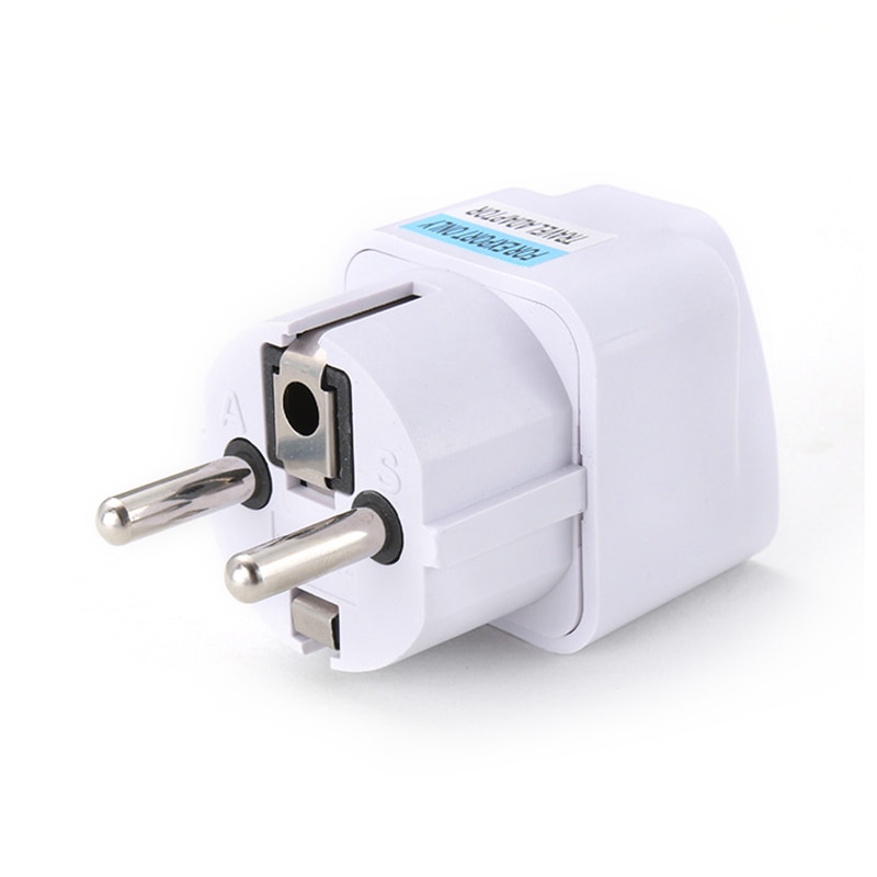 Universal eu stik adapter international au uk us til eu euro rejse adapter elektrisk stik konverter strømstik stik adaptere