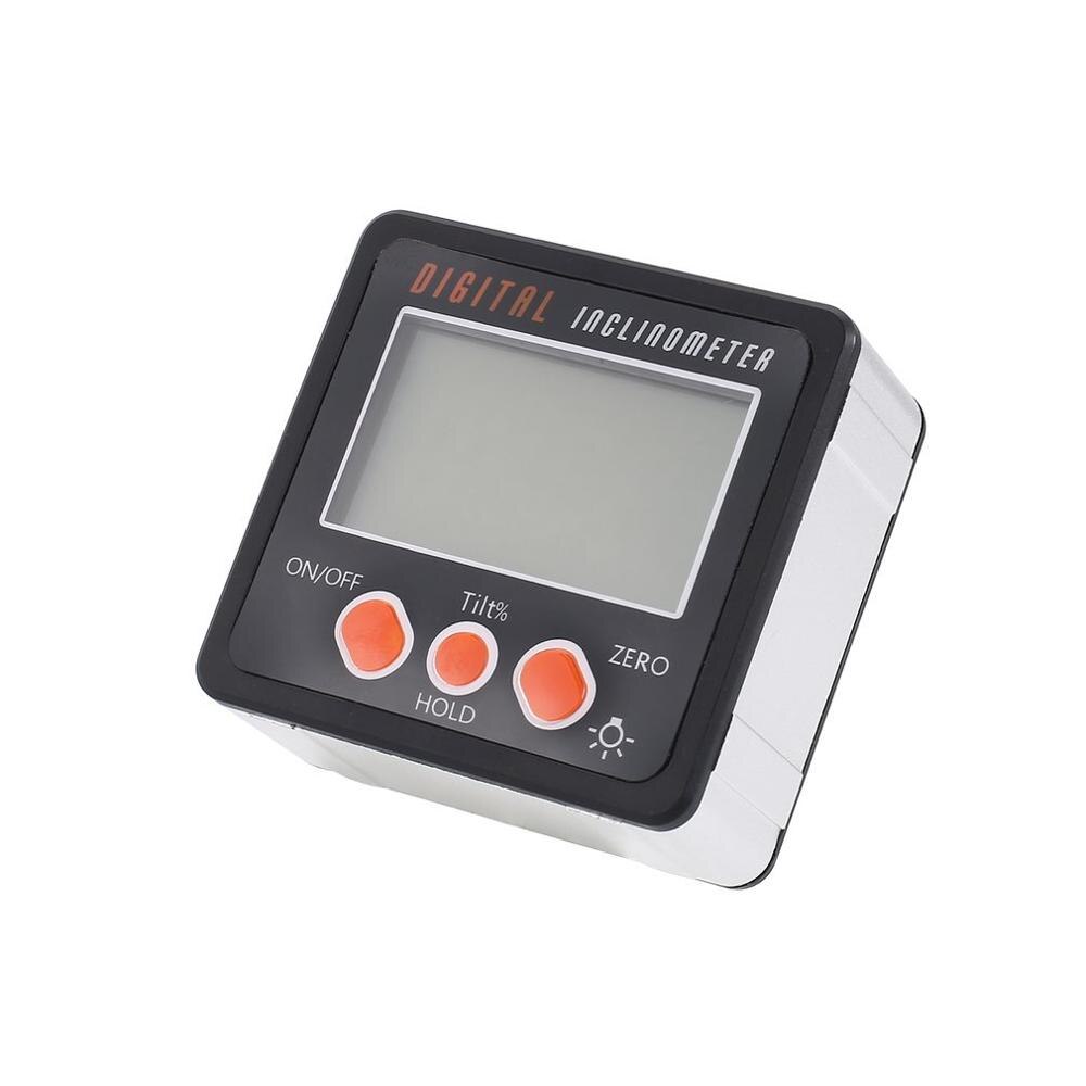 360 Degree Digital Level Goniometer Electronic Protractor Angle Finder Gauge Magnetic Level Instrument Bevel Box Inclinometer