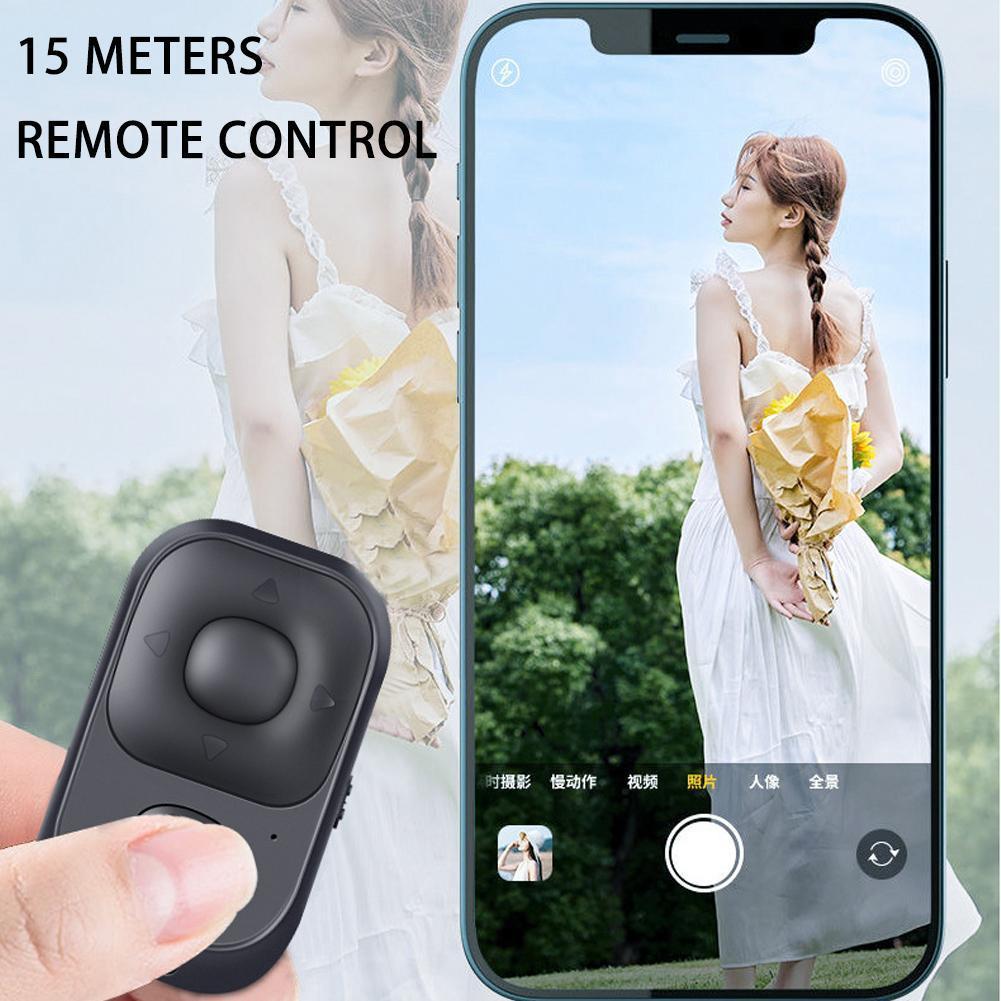 Mini kabellos Selfie RC Bluetooth-kompatibel Verschluss drehen Kamera Taste Telefon selbst-Timer Regler Seite Freisetzung X2G7
