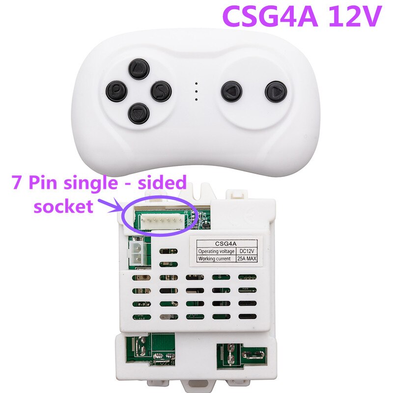 Bdm CSG4A Kinderen Auto Afstandsbediening CSR-12T-1A Elektrische Voertuig Ontvanger CSR-12T-2A Baby Batterij Auto Controller Motherboar: CSG4A set single