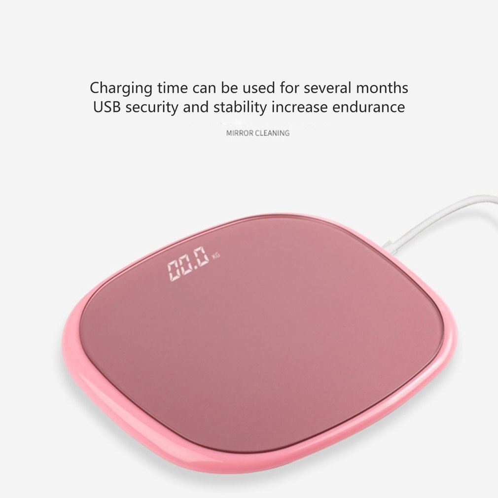 Wireless Smart Body Fat Scale Electronic Human Body Weight Scale LED Display Household Night View Large Screen USB Caliper Fat