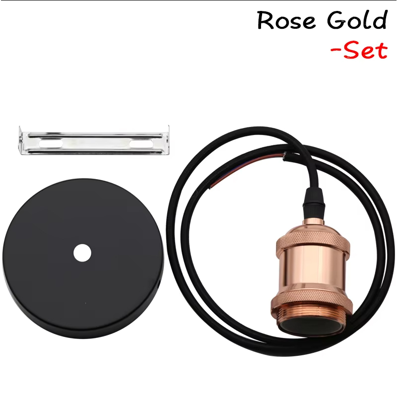 Vintage Retro Edison Lamp E27 Socket Hanglampen Lamp Socket Schroefbasis Aluminium Licht Industriële Retro Lamphouder Fitting