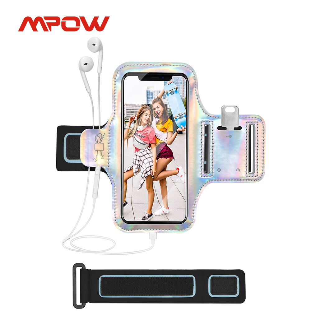 Mpow bracciale sportivo da corsa bracciale con schermo sensibile fino a 6.1 pollici Smartphone per iPhone 12/11 Pro/11/XR