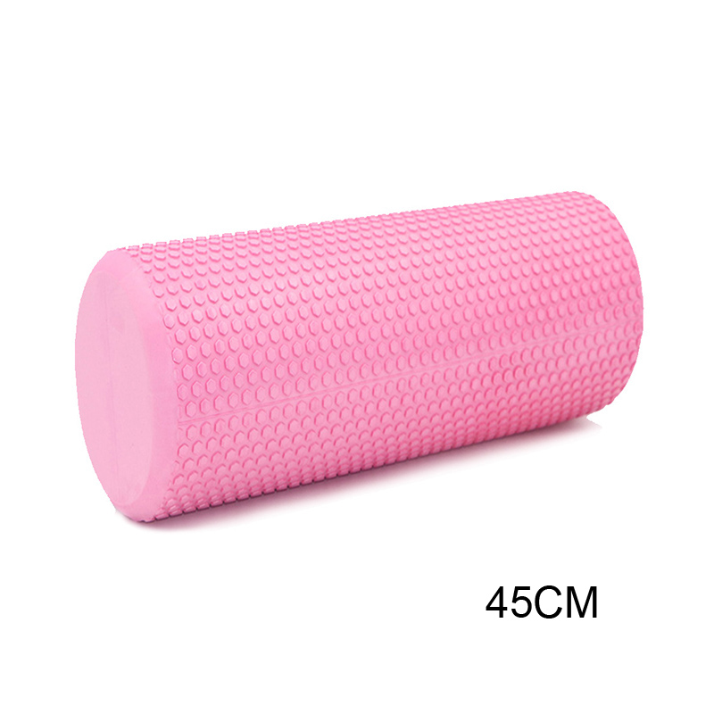 30/45/60cm EVA Yoga Foam Roller Training Colume Rollor Fitness Deep Tissue Massage Exercise Pilates Body Building Back Massager: violet