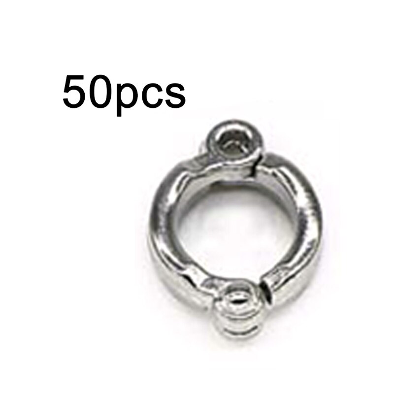 50 Pcs Alloy Dove Bands Bird Foot Ring Species Identify Training Rings Pet Bird: 10