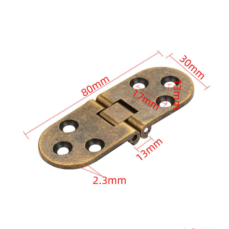 Zinc Alloy Mounted Folding Hinges Self Supporting Foldable Table Cabinet Door Hinge Furniture Hardware: Bronze 2pc