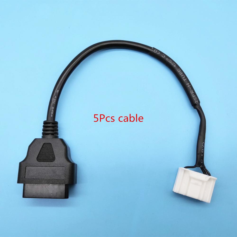 20 pin connector after Tesla model S/X OBD II diagnostic harness electronic cable of energy vehicle: 5pcs