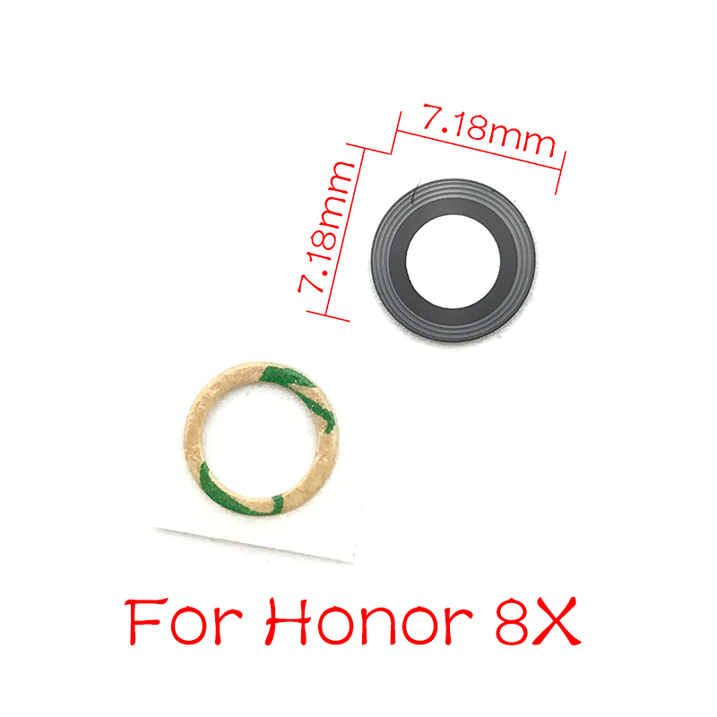 2 sztuk tylna kamera szklany obiektyw dla Huawei Honor 5X 6 6A 7A 7C 7X 8X 9 10 Mate 10 Lite Pro Max V8 V9 grać Y9 2018 2019 P inteligentny V30